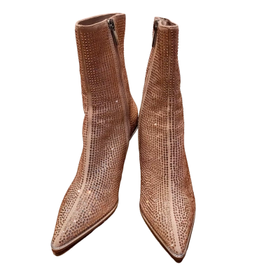 Wittner Quander Fiesh Suede Diamante Ankle Boots Size 36, 5.5