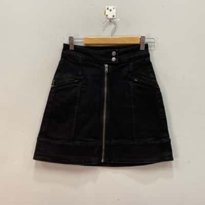 Country Road Womens  Size 6 A-Line Skirt Black  