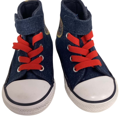 Converse All Star Hi-Tops Kids Blue / White Size 5US