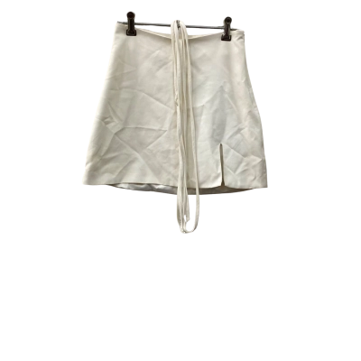 White Fox Womens  Size XS Mini Skirt Cream 