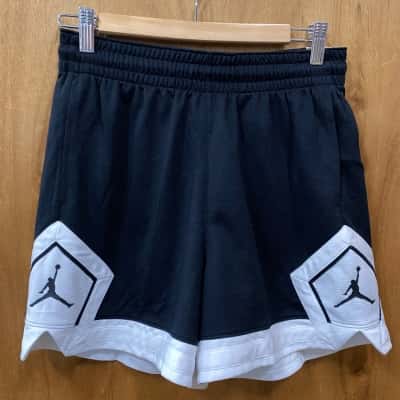 Nike Jordan Black/White Dri-Fit Shorts Size S