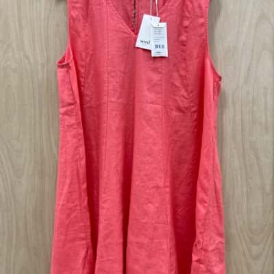 Seed Womens  Size 16 Casual Dress (9) Peach 
