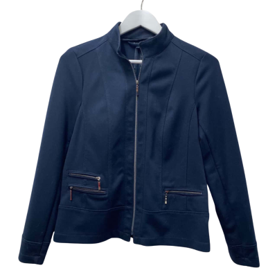 Maggie T Womens  Size 8 Cropped Jacket Black  