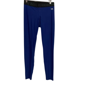 Running Bare Womens Leggings Size 14 Blue 