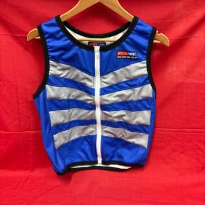  Men’s Article Heat  Size L Blue / Grey Zip Front Body Cooling Vest