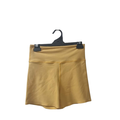 AJE Women's Size 10 Performance Shorts in Mustard 
