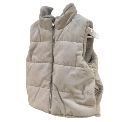 Country Road Kids Size 4 / 5 Reversible Vest Grey 