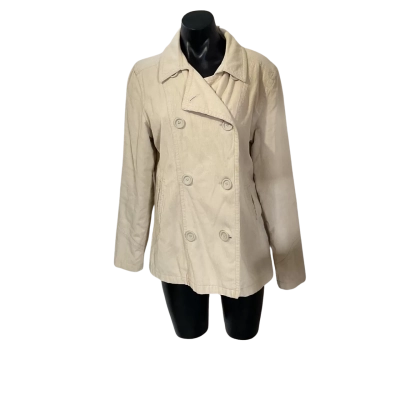 Just Jeans Womens  Size 14 Trenchcoat Cream 