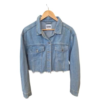 S B R N Suburban Womens  Size 10 Denim Jacket Blue 