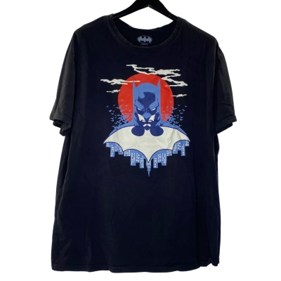 ZING Batman Mens  Size XXL Short Sleeve Shirt Black  