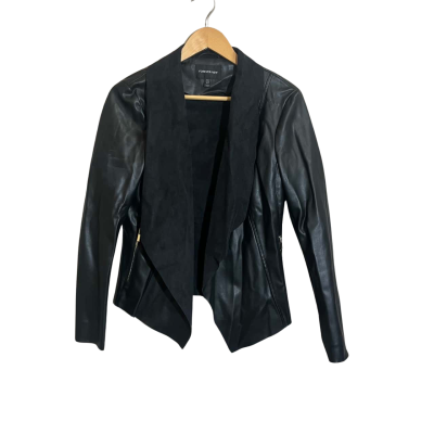 Forever New Womens  Size 12 Open Black Jacket  