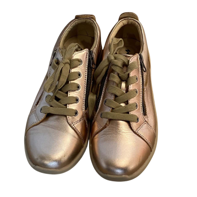 Newport Frenz Womens Size 38 Leather Rose Gold Sneakers 