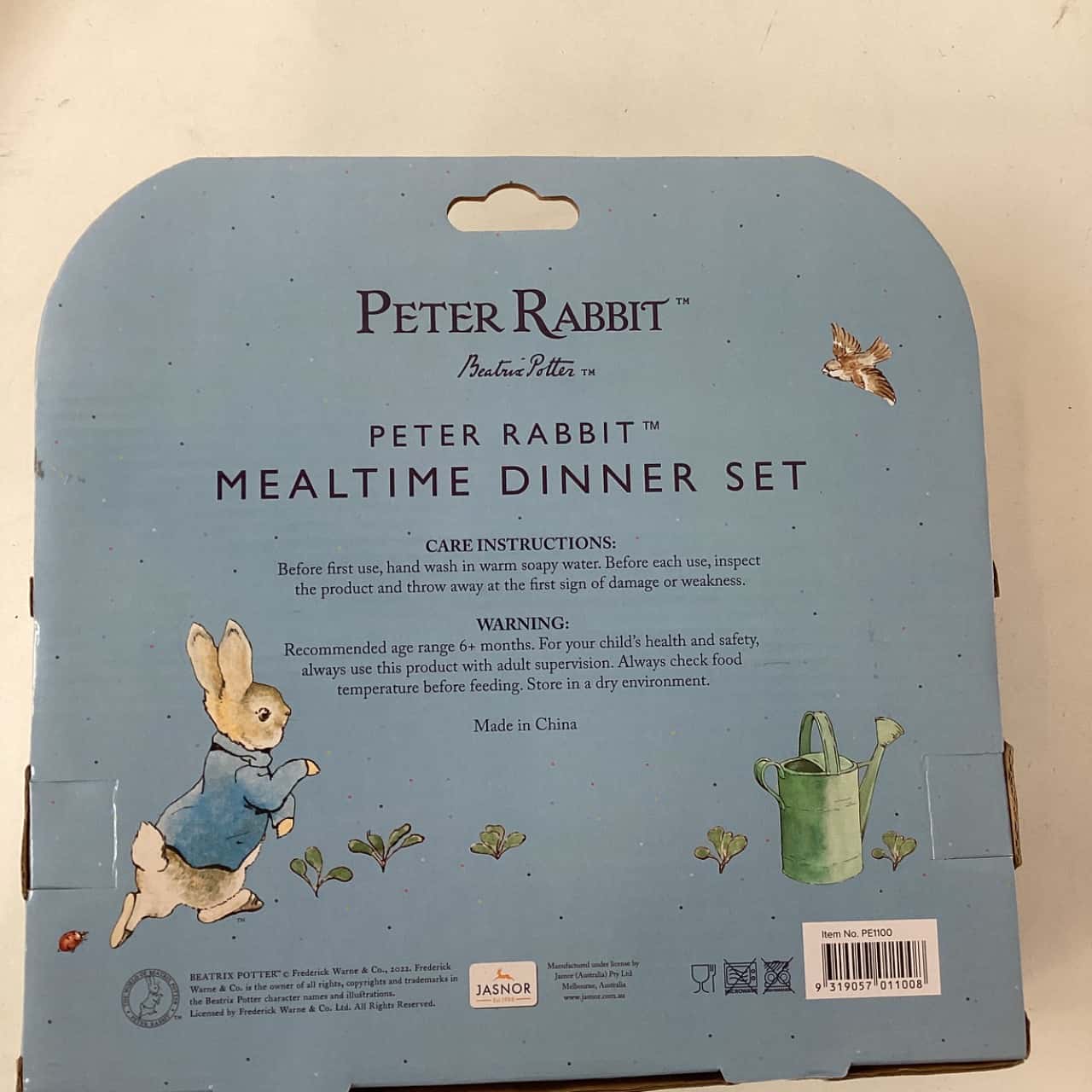 NEW - Peter Rabbit Mealtime Dinner set (s)
