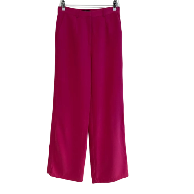 BNWT Eliya The Label Womens Size 12 / L IDA Wide Tailored Pants Pink  