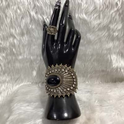 Womens Cuff Bracelet & Ring