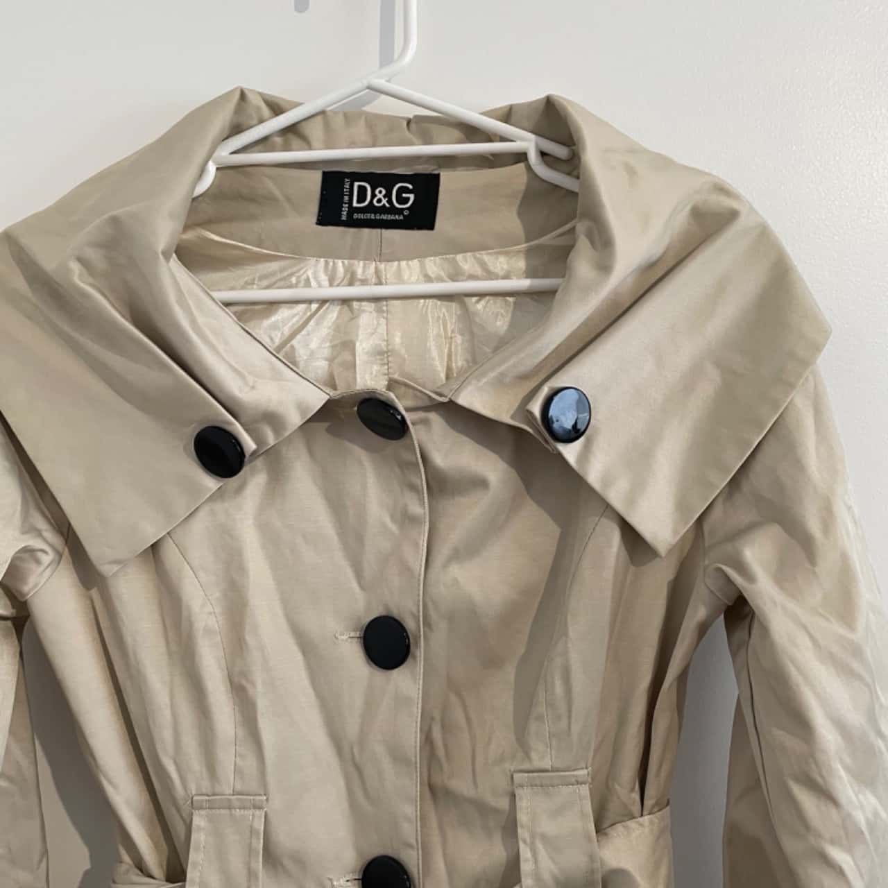 Womens Size XS Trench Coat Beige (s)