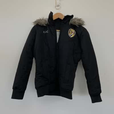 Official AFL Black Winter Jacket Size 12 