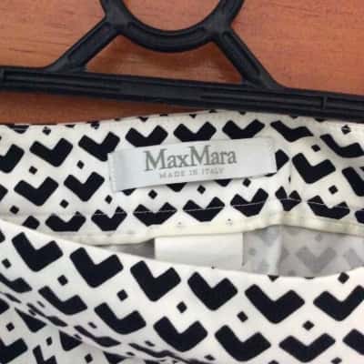 Maxmara Womens  Size 12 Black  / White 