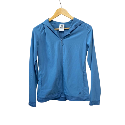 Salomon Womens  Size S Hooded Jacket Blue 