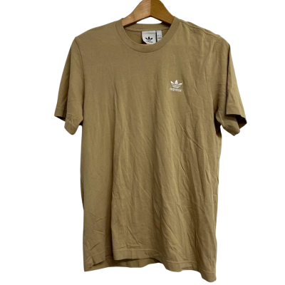 Adidas Mens Size S Beige/Brown T-Shirt