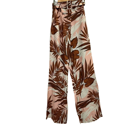 Sheike Womens  Size 8 Casual Pants / Flared Pants Brown / Multicoloured / White 