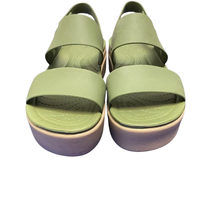 Crocs Womens  Size 6 Green Shoes