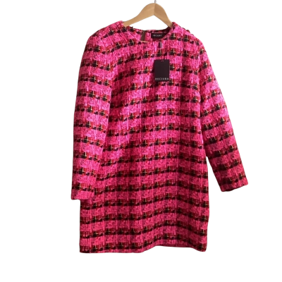 Decjuba Womens  Size 14 Mini Dress Black  / Pink  / Red 