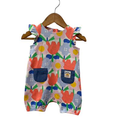 Jack & Milly Kids  Size 00 Playsuit Multicoloured / White 