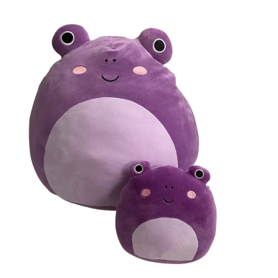 Squishmallows Philomena the Purple Toad 7” & 16” Set 