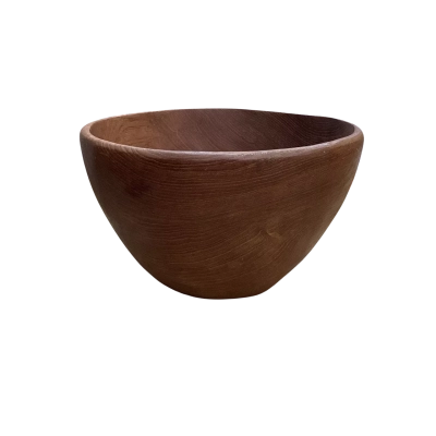 Genuine Teak Wood Bowl Made in Thailand 