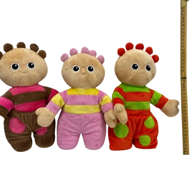 2007 In The Night Garden - 3 Plush Toys 