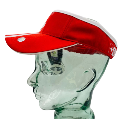 BNWT Adidas Womens  Size One Size Red / White 2006 Fifa World Cup Sun Visor