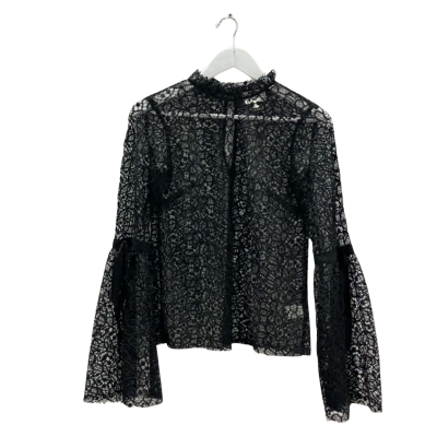 Alice McCall Women's Size 6 Black Lace Just Lust Top