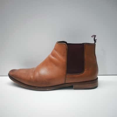 Julius Marlow Phrase Tan Leather Chelsea Dress Boots Men's Size 10 AU/UK