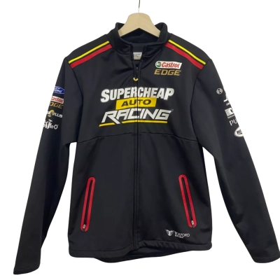  Mens Super Cheap Auto Size XS Front Zipper Black  