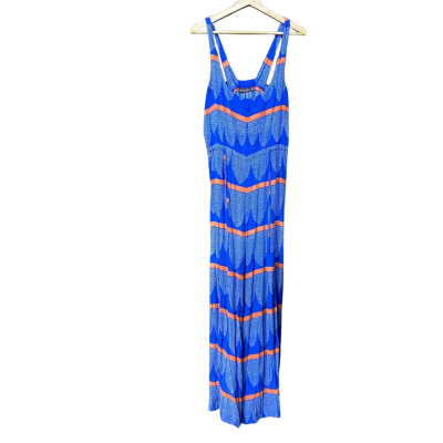 Mister Zimi Womens Size 6 Sleeveless Blue Jumpsuit 