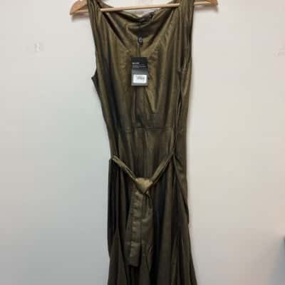 Events Womens  Size 10 Maxi Dress Gold 