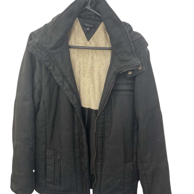 Deacon Mens  Size M Front Zipper Black  
