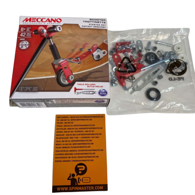 Meccano Scooter Trottinette - Starter Set Coffret Debutant