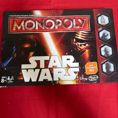 Monopoly Star Wars Edition featuring Rey Complete Set