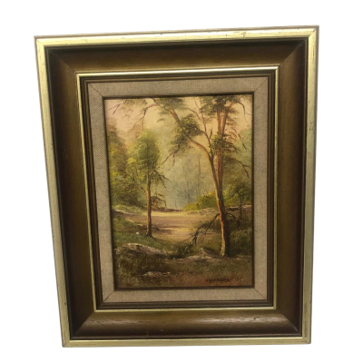 May Palmer - Oil painting Bush Scene