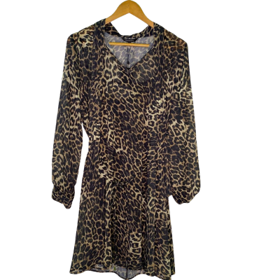 Portmans Womens  Size 12 Casual Dress Animal print 