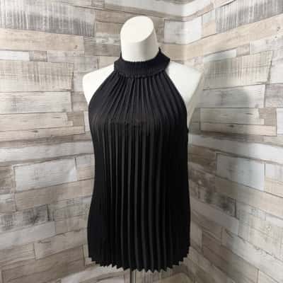 French Connection Womens  Size 12 Blouse Black  