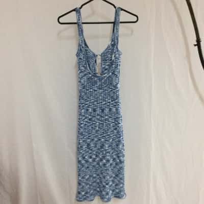 Chosen by Tuchuzy Womens  Size S Casual Dress Blue / Pattern 