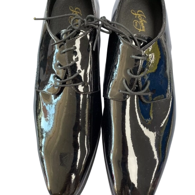 Johnny Bigg Black Shinny  Size 15 Loafers 