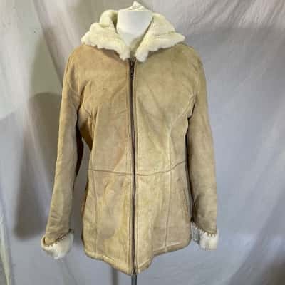 J.PERCY FOR MARVIN RICHARDS  Size M Winter Coat Cream 