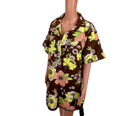  Bohemian Traders Women's Size 12 Brown / Floral 