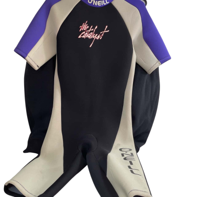 O’Neill Mens Wetsuit - Short. Size M Black  / Grey / Purple 