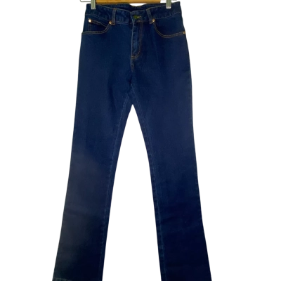 Workforce Womens  Size 8 Straight Leg Jeans Blue 