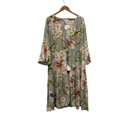  Daisy Closet Womens  Size 26 Floral Dress Floral / Green 